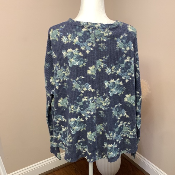 Out From Under Blue Floral Cardigan - Picture 3 of 7